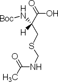 S-乙酰胺基甲基-N-叔丁氧羰基-L-半胱氨酸(19746-37-3)