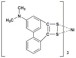 双(4-二甲氨基二硫代二苯乙二酮)合镍