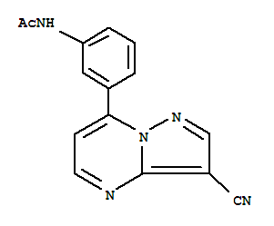 N-[3-(3-氰基吡唑并[1,5-a]嘧啶-7-基)苯基]乙酰胺