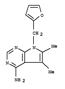 7H-吡咯并[2,3-d]嘧啶-4-胺,7-(2-呋喃基甲基)-5,6-二甲基-