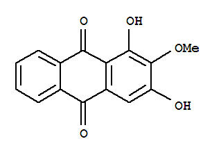 1,3-二羟基-2-甲氧基蒽醌巴戟天化合物