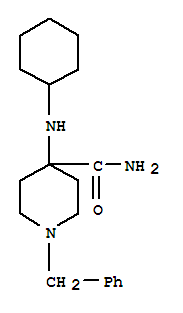 1-苄基-4-(环己基氨基)哌啶-4-羧酰胺