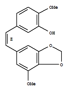 (Z)-2-甲氧基-5-(2-(7-甲氧基-苯并[d][1,3]二氧代-5-基)乙烯基)苯酚