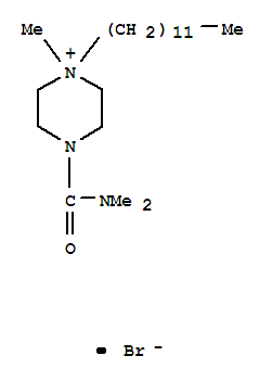 4-十二烷基-N,N,4-三甲基哌嗪-4-鎓-1-甲酰胺溴化物