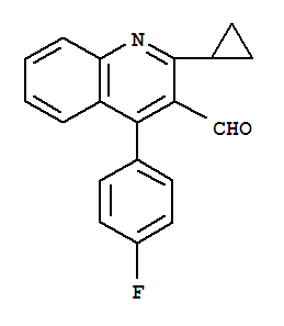 2-环丙基-4-(4-氟苯基)喹啉-3-甲醛