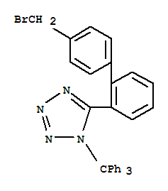 N-(三苯基甲基)-5-(4''-溴甲基联苯-2-基)四氮唑