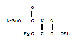 2-叔丁氧基羰基亚氨基-3,3,3-三氟丙酸乙酯