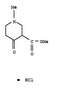 1-甲基-4-氧代哌啶-3-甲酸甲酯盐酸盐 296101