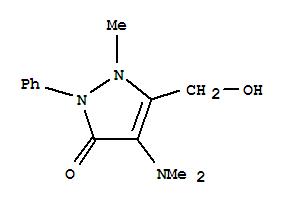 4-二甲基氨基-5-(羟基甲基)-1-甲基-2-苯基吡唑-3-酮