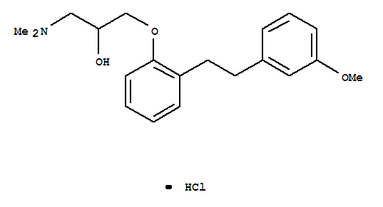 1-(二甲基氨基)-3-[2-[2-(3-甲氧基苯基)乙基]苯氧基]-2-丙醇盐酸盐