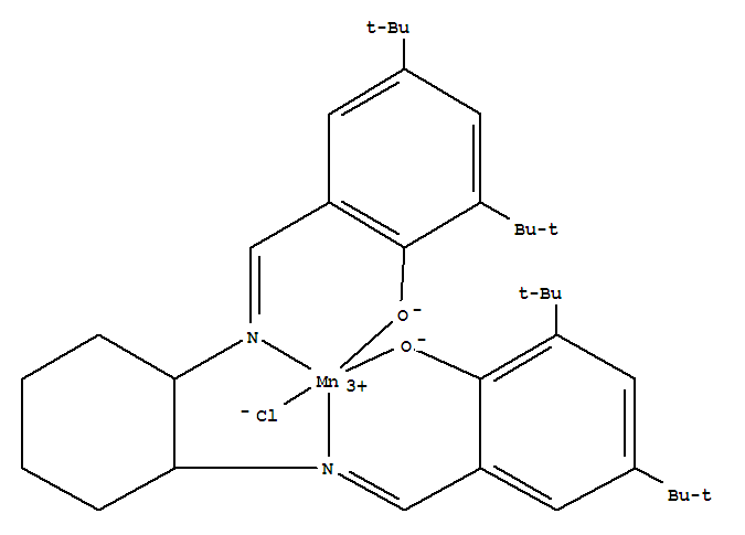 (S,S)-(+)-N,N'-双(3,5-二-叔丁基亚水杨基)-1,2-环己二胺氯化锰(III);(S,S)-雅可布逊催化剂氯化锰络合物