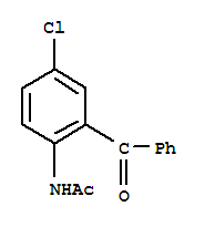 N-(2-苯甲酰基-4-氯-苯基)乙酰胺