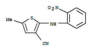 2-(2-硝基苯胺基)-3-氰基-5-甲基噻吩
