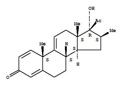 17α-羟基-16β-甲基孕甾-1,4,9(11)-三烯-3,20-二酮