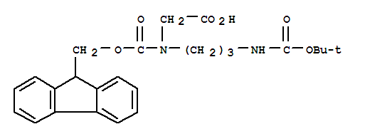 N-[3-[[(1,1-二甲基乙氧基)羰基]氨基]丙基]-N-[(9H-芴-9-基甲氧基)羰基]-甘氨酸