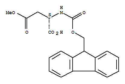 Fmoc-L-天冬氨酸 4-甲酯; N-(9-芴甲氧羰酰基)-L-天冬氨酸 4-甲酯