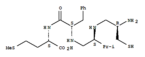 N-[(2S)-((2R)-2-氨基-3-巯基丙基氨基)-3-甲基丁基]-L-苯丙氨酰-L-蛋氨酸