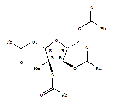 1,2,3,5-四苯甲酰氧基-2-C-甲基-beta-D-呋喃核糖