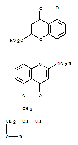 5,5'-((2-羟基丙-1,3-二基)双(氧基))双(4-氧代-4H-苯并吡喃2-羧酸)