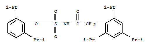 阿伐麦布; N-(2,6-二异丙基苯氧基)磺酰-2-(2,4,6-三异丙基苯基)乙酰胺