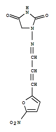 呋喃烯啶; 1-((3-(5-硝基-2-呋喃基)烯丙亚基)氨基)海因