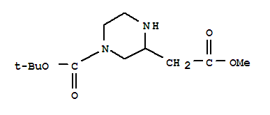 N-4-叔丁氧羰基-2-哌嗪乙酸甲