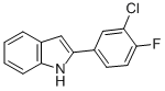 2-(3-氯-4-氟苯基)吲哚