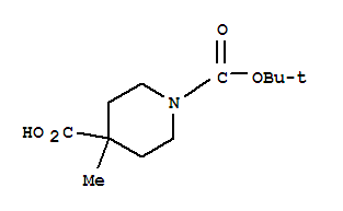 1-Boc-4-甲基-4-哌啶甲酸; 1-叔丁氧羰基-4-甲基哌啶-4-甲酸