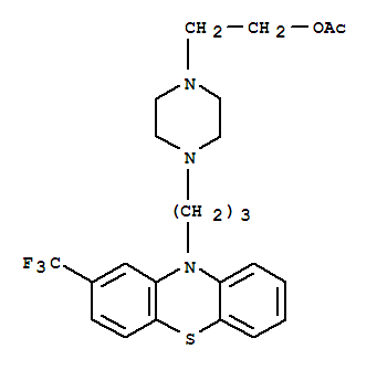 2-[4-[3-[2-(三氟甲基)吩噻嗪-10-基]丙基]哌嗪-1-基]乙基乙酸酯