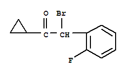 2-溴-2-(2-氟苯基)-1-环丙基乙酮; 1-环丙基-2-溴-2-(2-氟苯基)乙酮