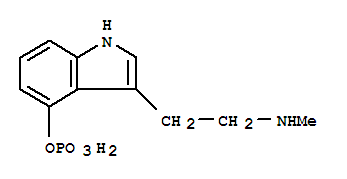 3-[2-(甲基氨基)乙基]-1H-吲哚-4-醇 4-(磷酸二氢酯)