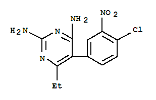 2,4-二氨基-5-(3-氨基-4-氯-5-硝基苯基)-6-乙基嘧啶