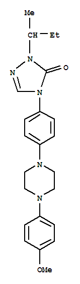 2,4-二氢-4-[4-[4-(4-甲氧基苯基)-1-哌嗪基]苯基]-2-(1-甲基丙基)-3H-1,2,4-三唑-3-酮