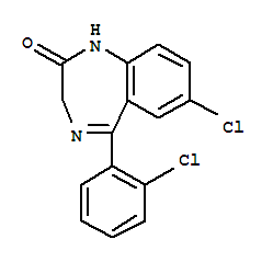 7-氯-5-(2-氯苯基)-1,3-二氢-3H-1,4-苯并二氮杂卓-2-酮