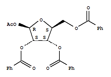 1-乙酰氧基-2,3,5-三苯甲酰氧基-β-L-呋喃核糖