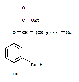 α-(3-特丁基-4-羟基苯氧基)-十四酸乙酯