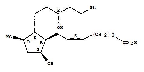 Latanoprost Acid/(Z)-7-[(1R,2R,3R,5S)-3,5-Dihydroxy-2-[(3R)-3-hydroxy-5-phenylpentyl]cyclopentyl]hept-5-enoic acid