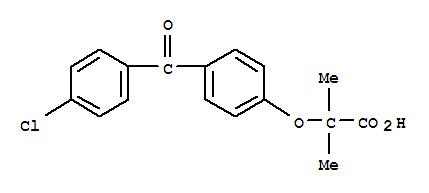 非诺贝特酸; 2-(4-(4-氯苯甲酰)苯氧基)-2-甲基丙酸