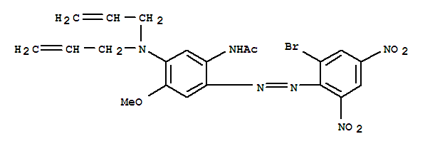 分散蓝 291G; N-[2-(2-溴-4,6-二硝基苯基偶氮基)-5-[二(2-丙烯基)氨基]-4-甲氧基苯基]乙酰胺