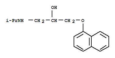 普萘洛尔; 1-异丙基氨基-3-(萘-1-氧基)丙-2-醇