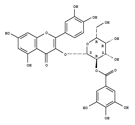 2-O-没食子酰基金丝桃苷对照品(标准品) | 53209-27-1
