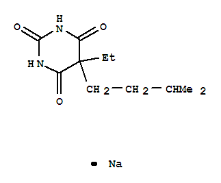 阿米妥钠;  5-乙基-5-异戊基巴比妥酸钠; 5-乙基-5-异戊基-2,4,6(1H,3H,5H)-嘧啶三酮一钠盐