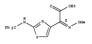 (Z)-alpha-(甲氧基亚胺)-2-(三苯甲基氨基)噻唑-4-乙酸乙酯
