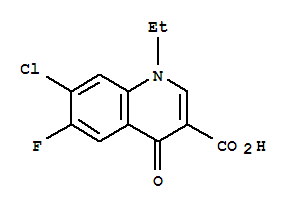 7-氯-1-乙基-6-氟-1,4-二氢-4-羰基喹啉-3-羧酸