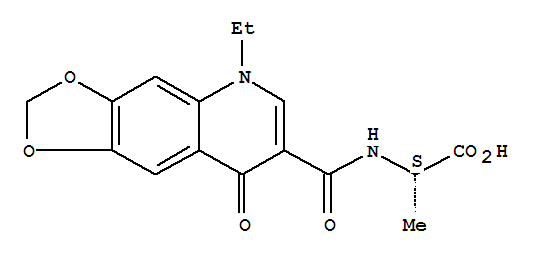 (2S)-2-[(5-乙基-8-氧代[1,3]二氧杂环戊并[4,5-g]喹啉-7-羰基)氨基]丙酸