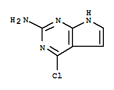 2-氨基-4-氯吡咯并[2,3-d]嘧啶, 6-氯-7-脱氮鸟嘌呤