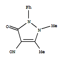 2,3-二甲基-4-亚硝基-1-苯基-3-吡唑啉-5-酮