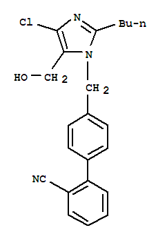 4'-[(2-丁基-4-氯-5-羟甲基-1H-咪唑-1-基)甲基]-1,1'-联苯-2-甲腈