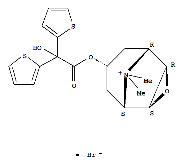 rel-(1R,2R,4S,5S,7s)-7-(2-羟基-2,2-二(噻吩-2-基)乙酰氧基)-9,9-二甲基-3-氧-9-氮杂三环[3.3.1.02,4]壬-9-溴化铵