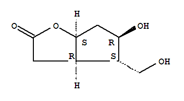 (-)-6-β-羟甲基-7-α-羟基-顺式-2-氧杂双环[3.3.0]辛-3-酮 195244